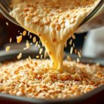 Composto versato con mandorle e cannella