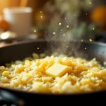 Cipolle nel burro in padella