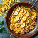 Banana a rondelle nella farofa