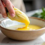 Fiori farciti passati nell’uovo