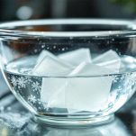 Fogli in acqua fredda