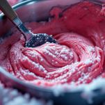 Composto mescolato nel pentolino