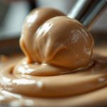 Palline di gelato ricoperte di pastella.