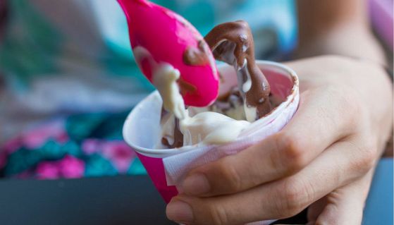 Non ricongelare il gelato sciolto