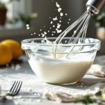 Zucchero a velo nella ciotola