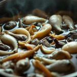 Coratella bollita in pentola