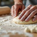 Malloreddus crudi sul tagliere