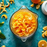 Scorze sottili con sacchetto di semi