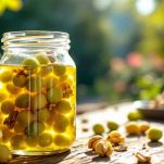 Barattolo esposto alla luce naturale