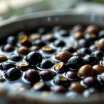 Olive immerse in acqua