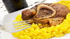 Ossobuco con risotto alla milanese