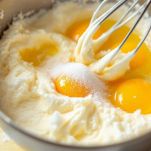 Crema chiara con polvere di mandorle