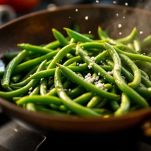 Fagiolini saltati in padella.