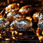 Patate che cuociono lentamente