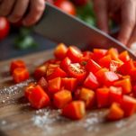 Pomodori pelati a cubetti