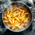Penne nell’acqua bollente