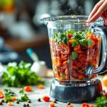 Unite prezzemolo peperoncino capperi e olio