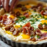 Aggiungete salumi e coprite con altra sfoglia