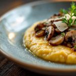 Aggiungete i funghi sopra