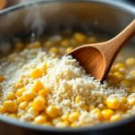 Mescolate con cucchiaio di legno