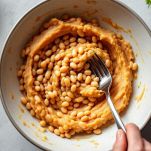 Purea di fagioli pronta per la ricetta