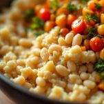 Ingredienti mescolati nella ciotola