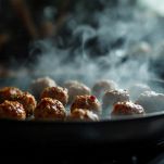 Polpette rosolate in padella