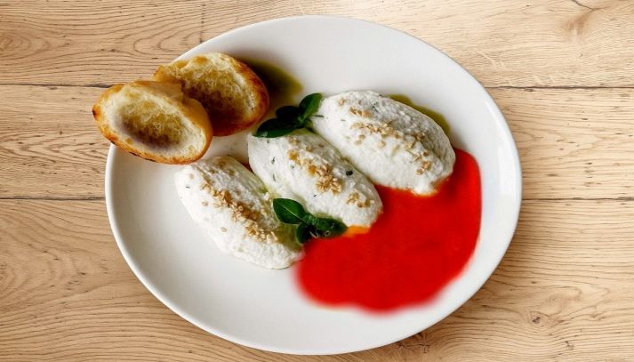 Quenelle di ricotta