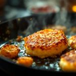 Frittelle gonfie in frittura