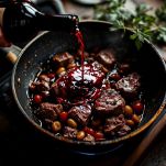 Carne con fondo di cottura