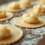 Pasta sottile con ripieno