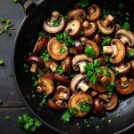 Funghi in padella dorati