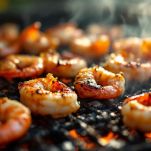 Gamberetti sulla piastra