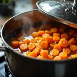 Carote morbide nella casseruola