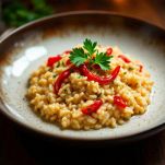 Risotto servito