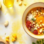 Ciotola con salsa aromatica