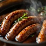 Carne in cottura a fuoco moderato