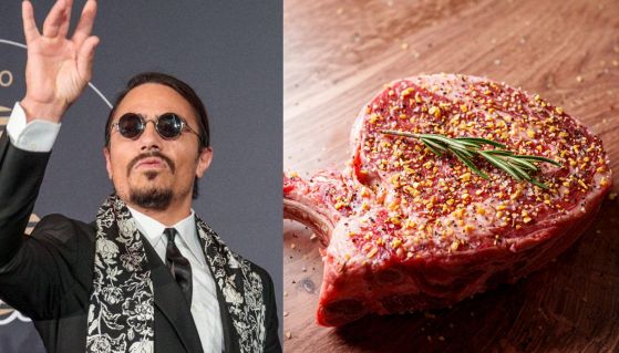 Salt Bae e Golden Tomahawk