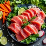 Decorazioni fresche sul piatto