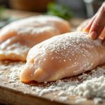 Fettine bianche su tagliere