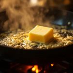 Carne dorata su entrambi i lati