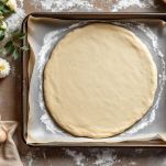 Base rettangolare nella teglia