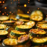 Padella con rondelle fritte