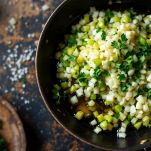 Casseruola con aromi profumati