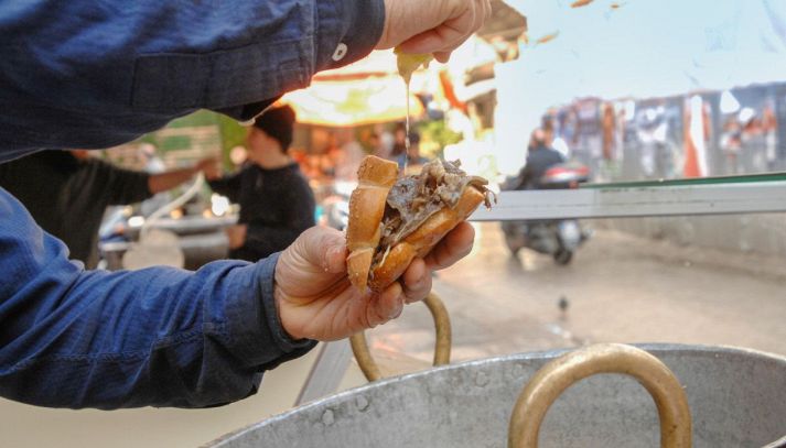 Pane con la meusa a Palermo