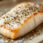 Filetto di spigola sulla carta forno