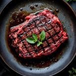 Carne con vino e aromi