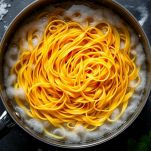 Tagliatelle in acqua bollente salata