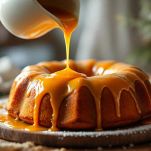 Torta al mandarino glassata