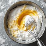 Impasto chiaro in ciotola